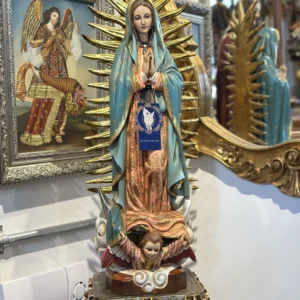 Virgen de Guadalupe en Madera 70 cm