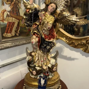 Virgen de Legarda en Madera 60 cm